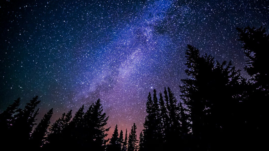 night sky with stars