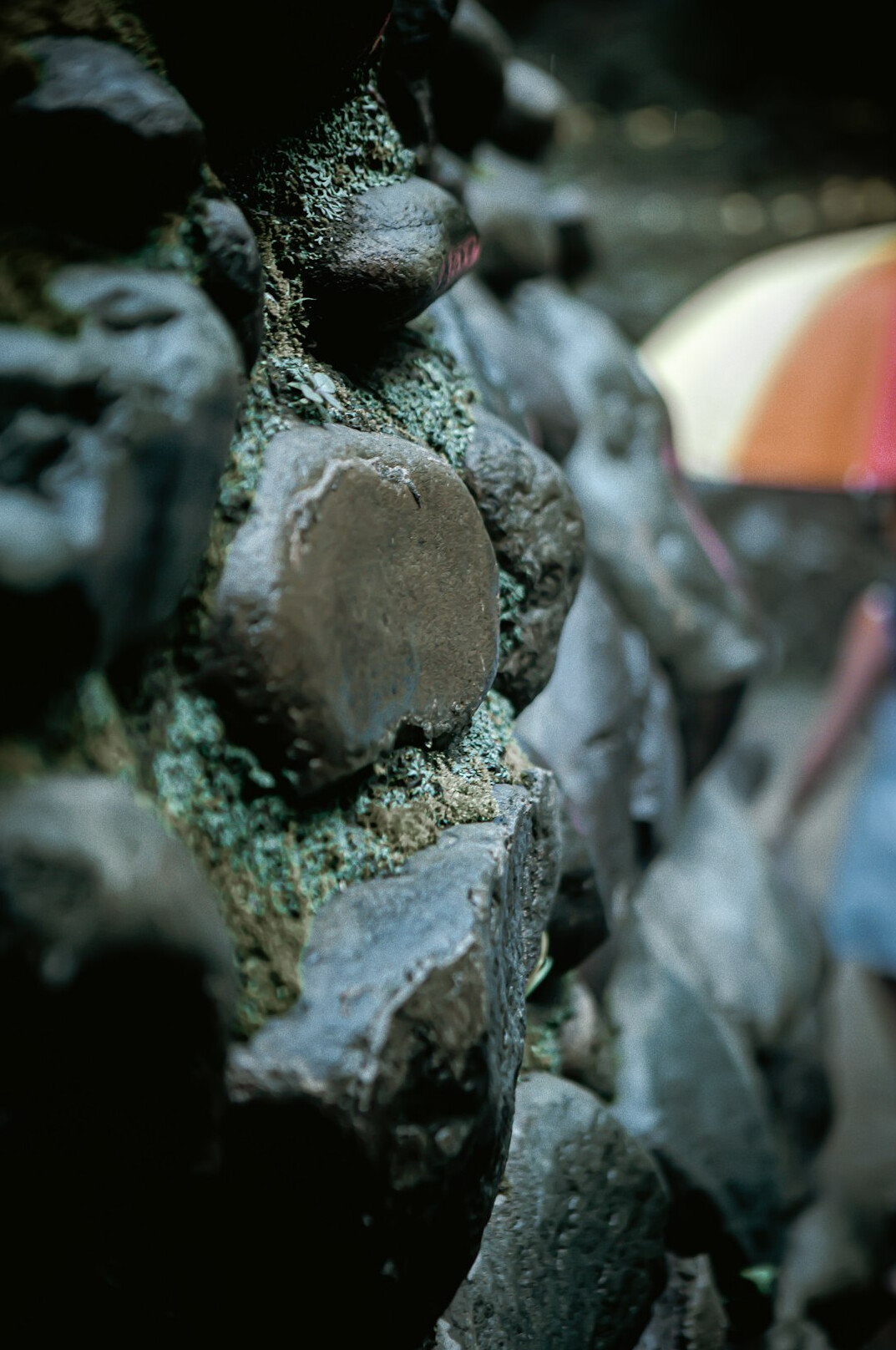 stone artifacts close up